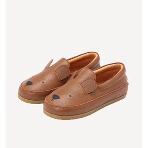 NEW Donsje Kifi Loafers Bear Cognac Leather EU 24